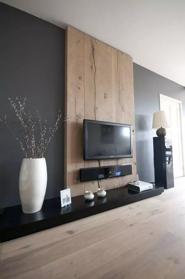 Handyman Dublin Interior TrendWooden Wall For Flat Screen TV