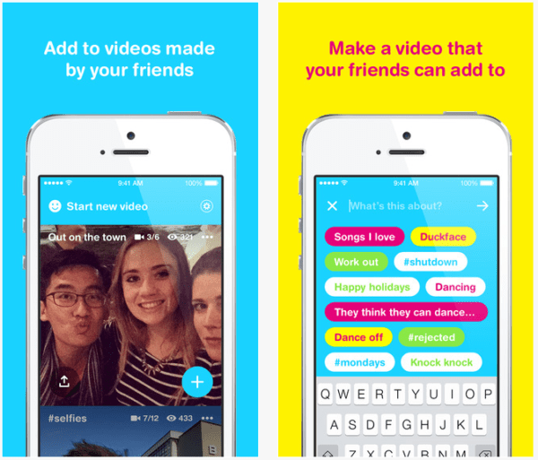 Facebook Riff, une application de vidéos entre amis sur iPhone