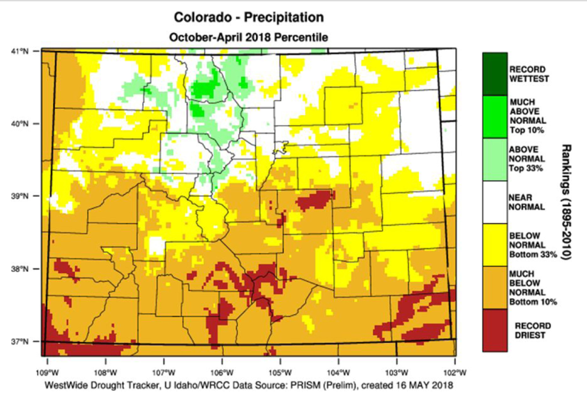 Parts of Huerfano and Las Animas suffering under recordsetting drought