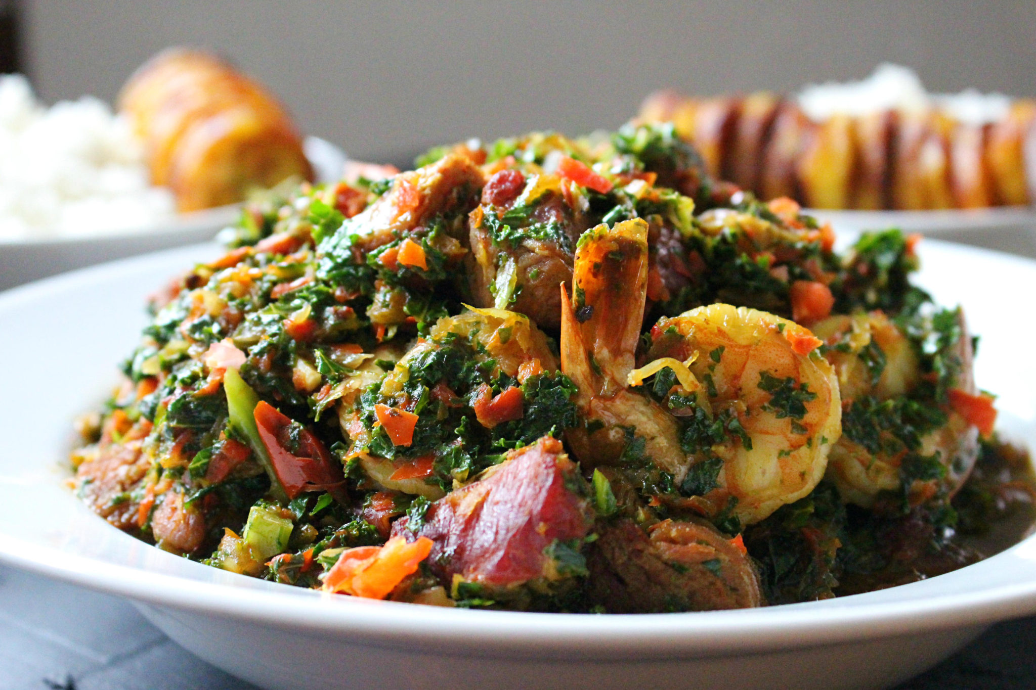 Kale StewAfrican Style (Low carb, Healthy, Keto Friendly)