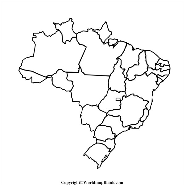 Brazil Political Map Pdf