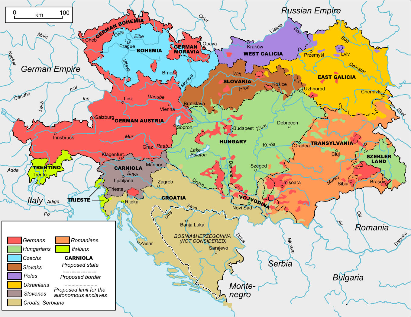 Looking for a cheap holiday or a last minute weekend deal? Austrian Empire with Cities | World Map Blank and Printable