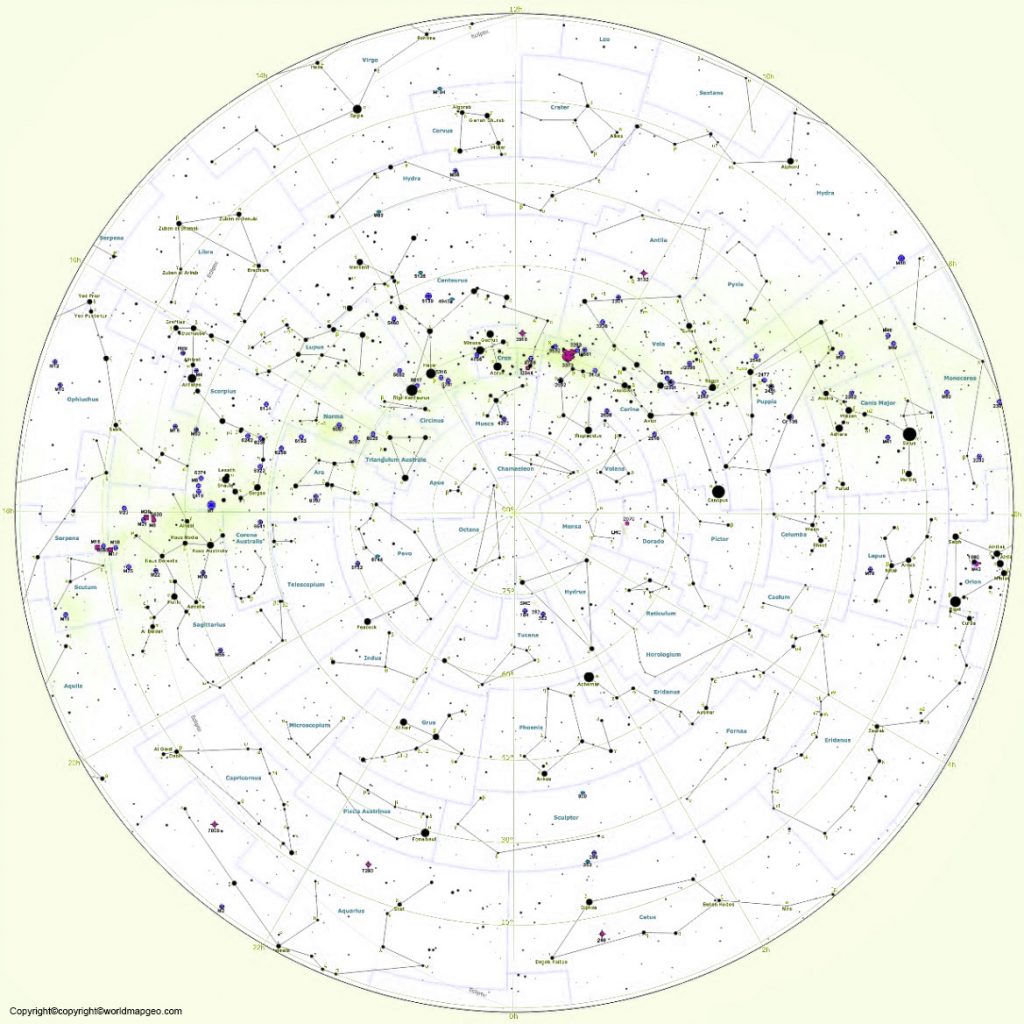 Printable Constellation Map