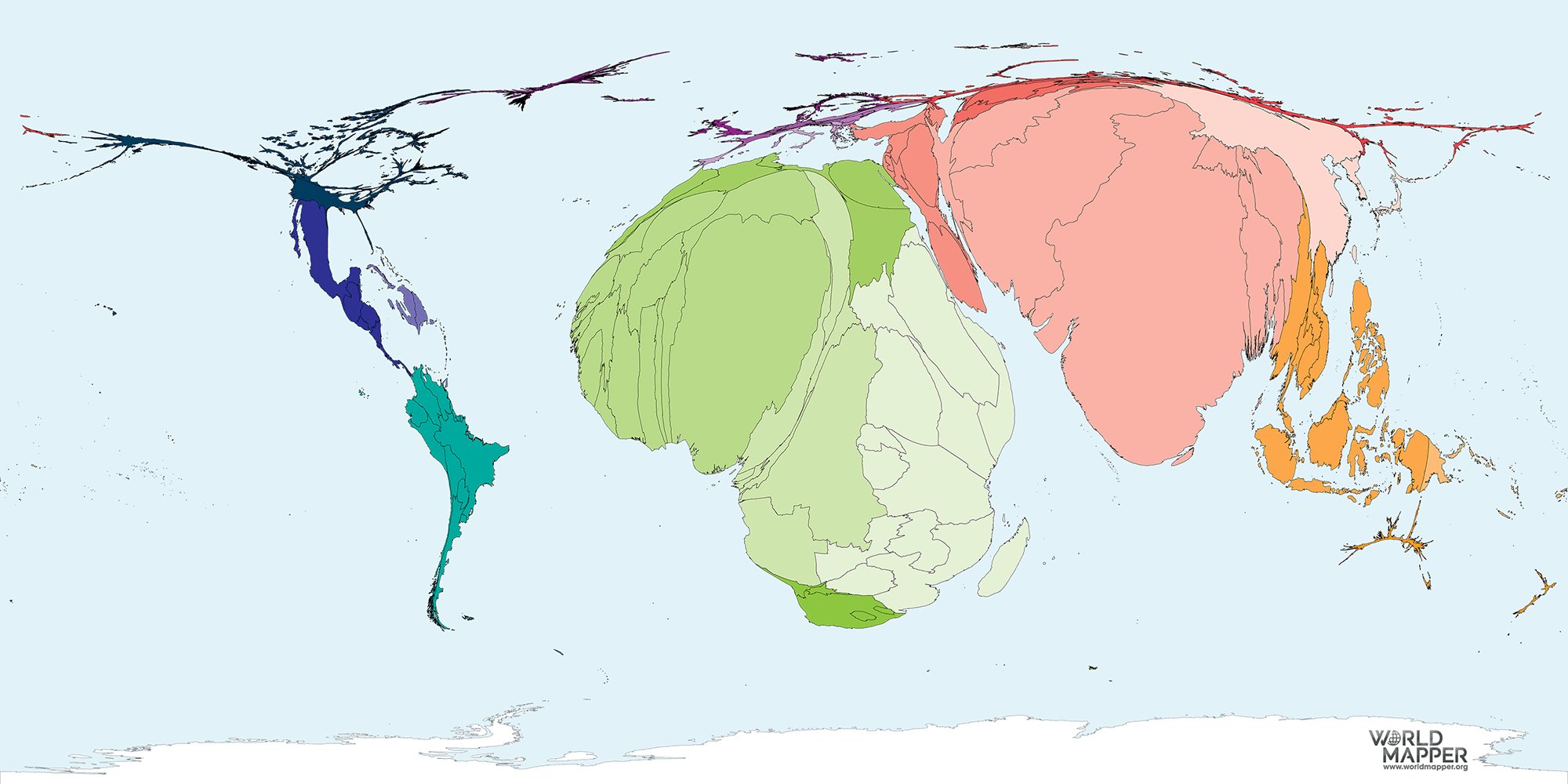 Infant Deaths 2020 Worldmapper