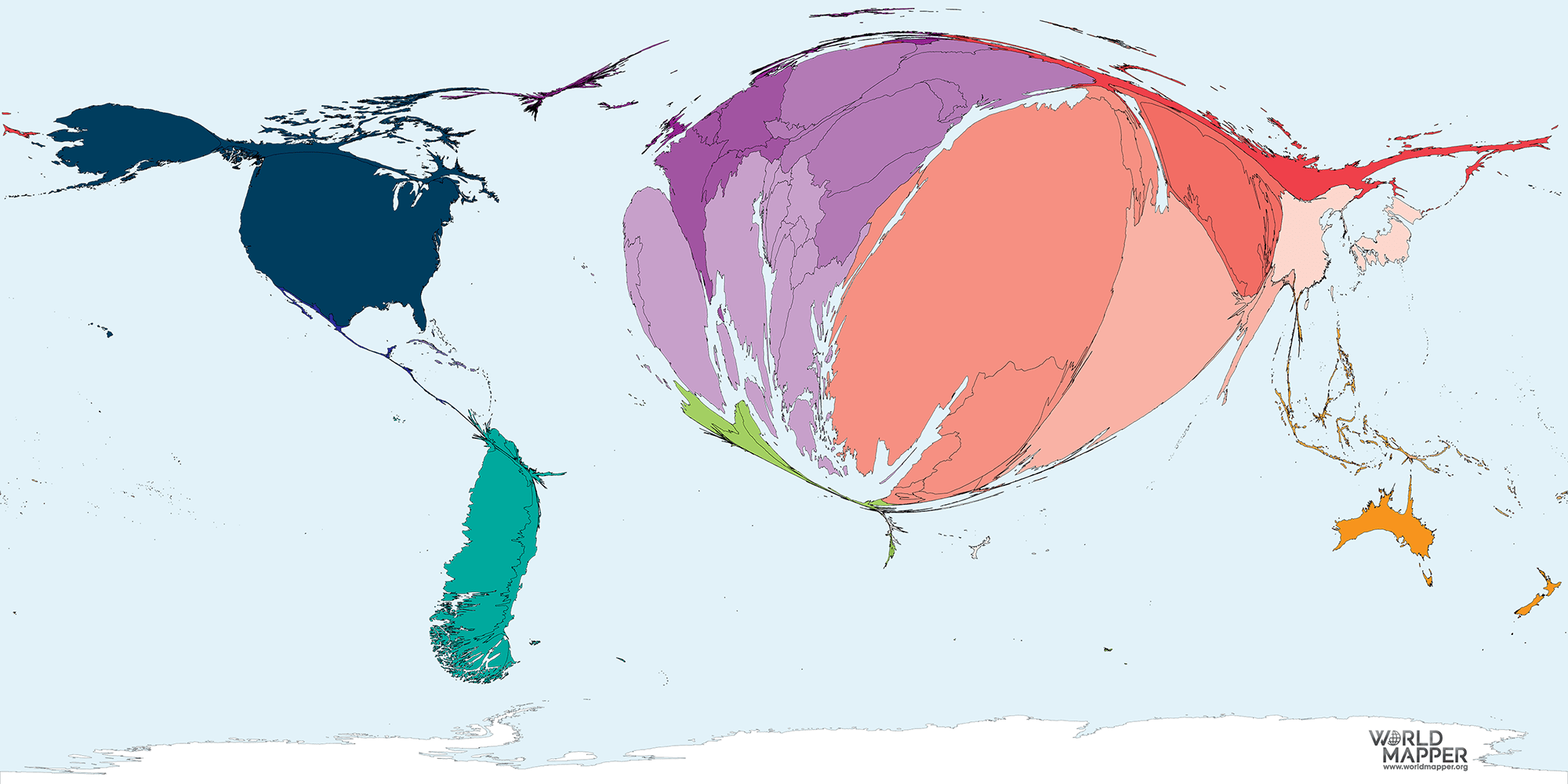 Cherry Production Worldmapper