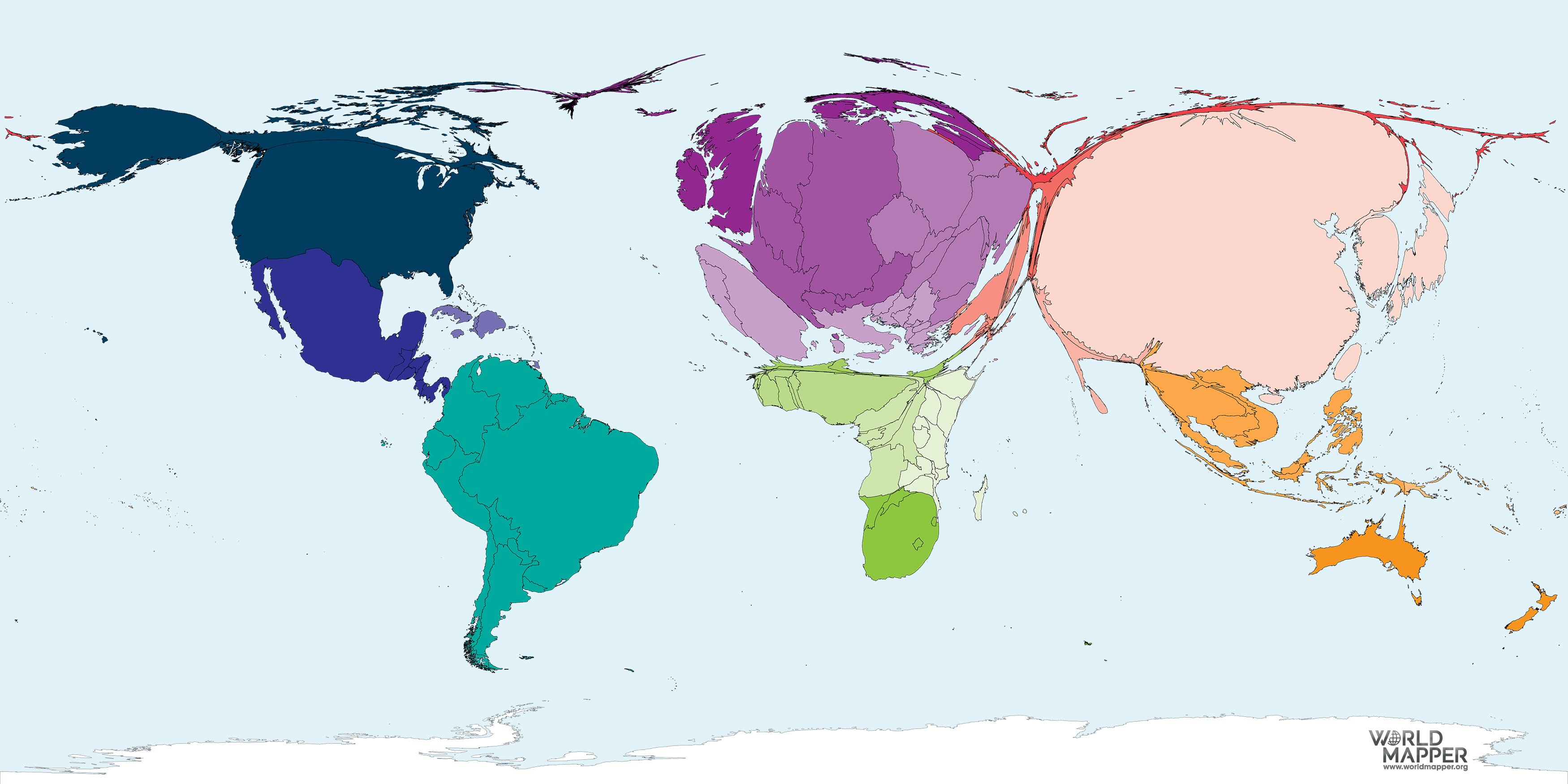 Beer Production Worldmapper