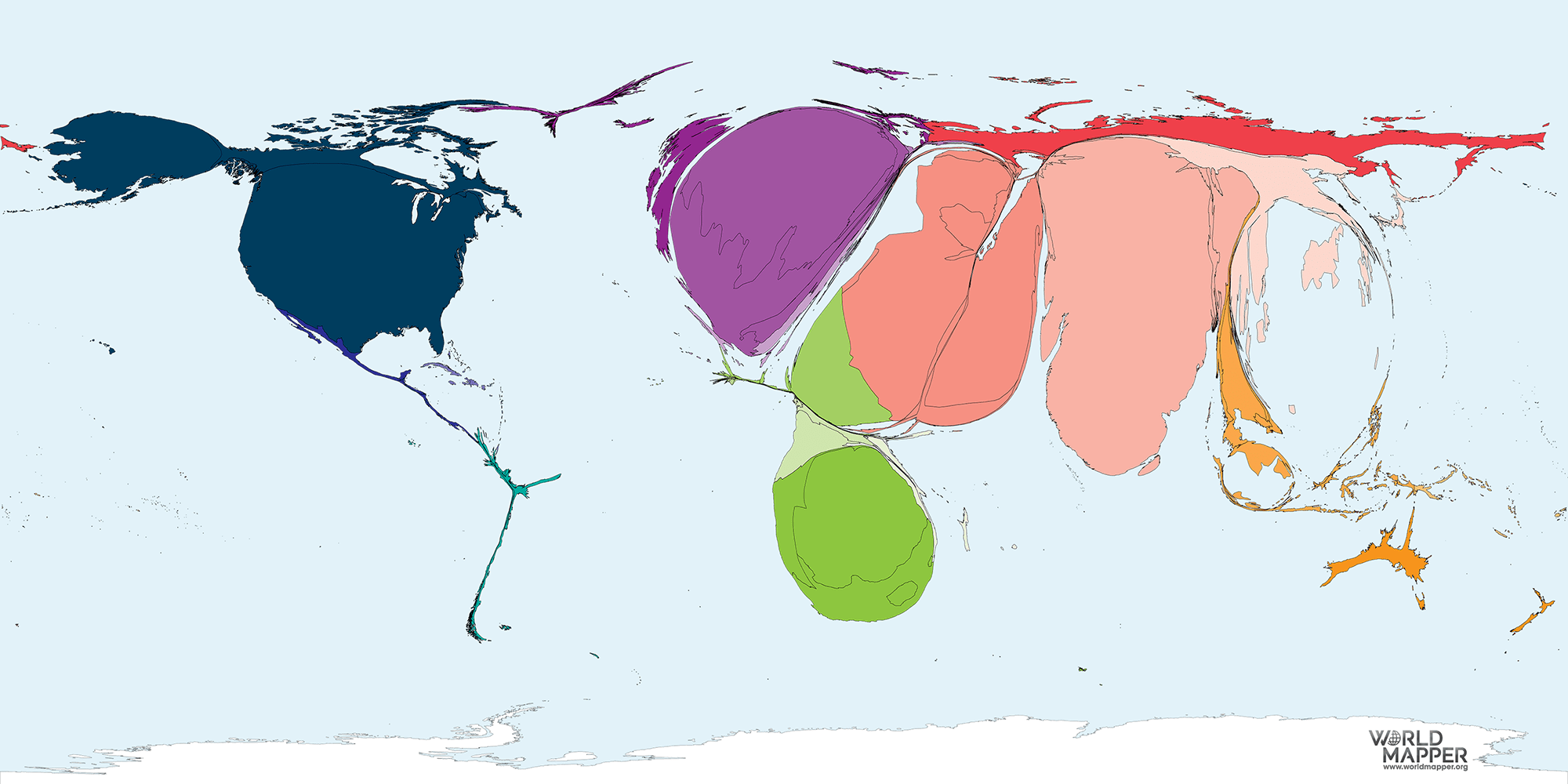 Diamond Exports Worldmapper
