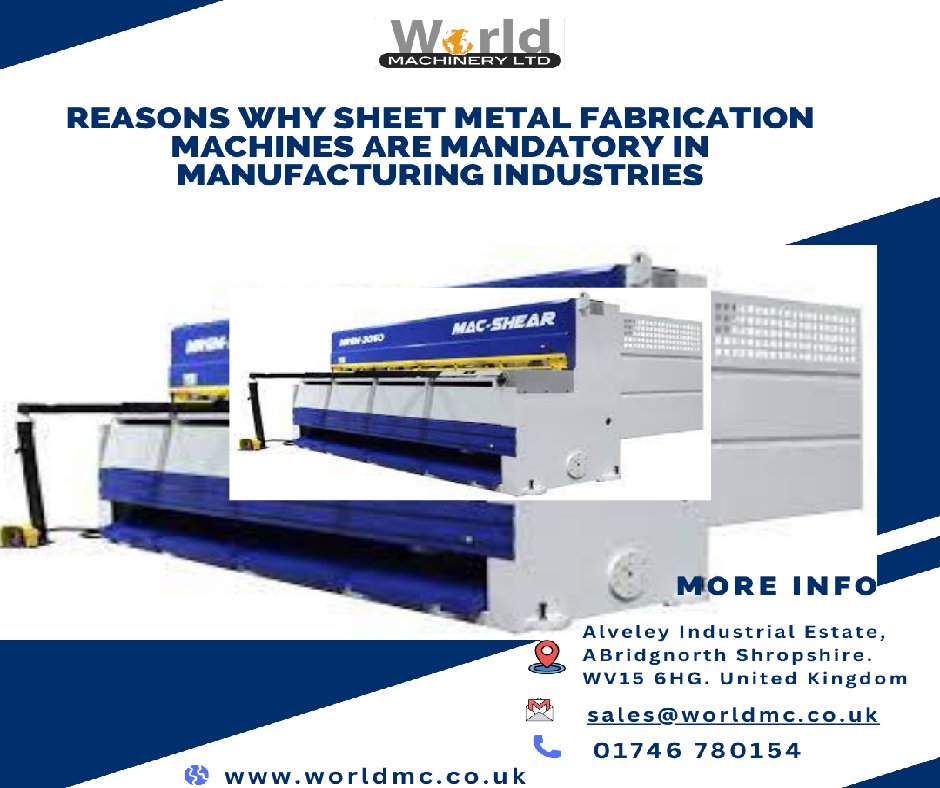 Reasons why sheet metal fabrication machines are mandatory