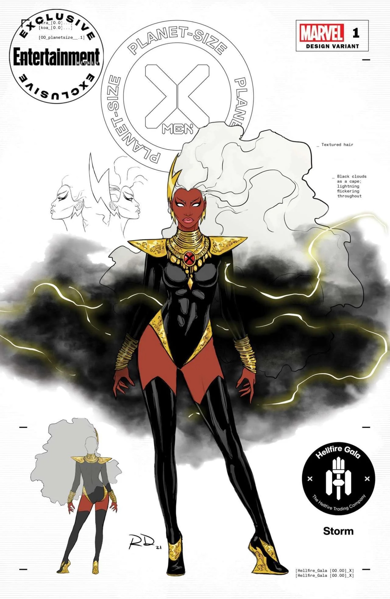 Storm slays the catwalk in the Hellfire Gala! WorldofBlackHeroes