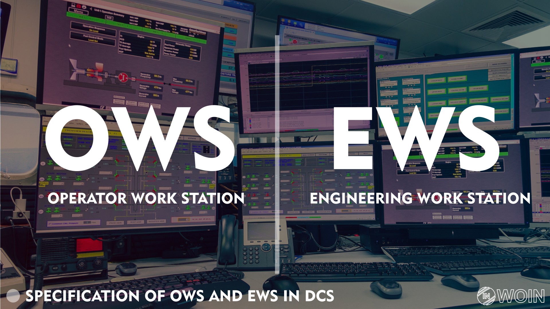 Specifications of Operator and Engineering Workstations for DCS WOIN