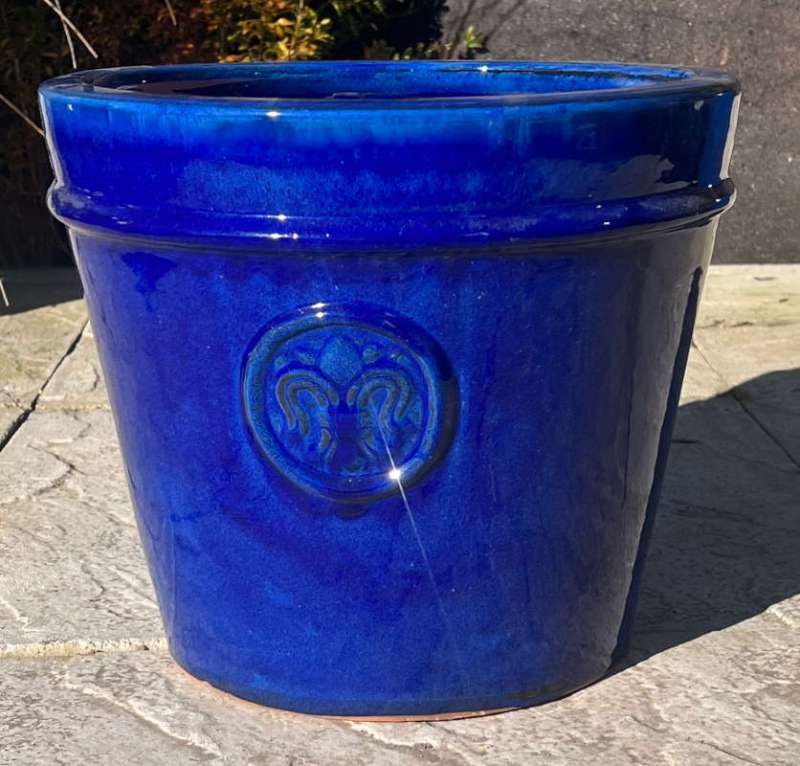 Flower Pot Blue World of Pots