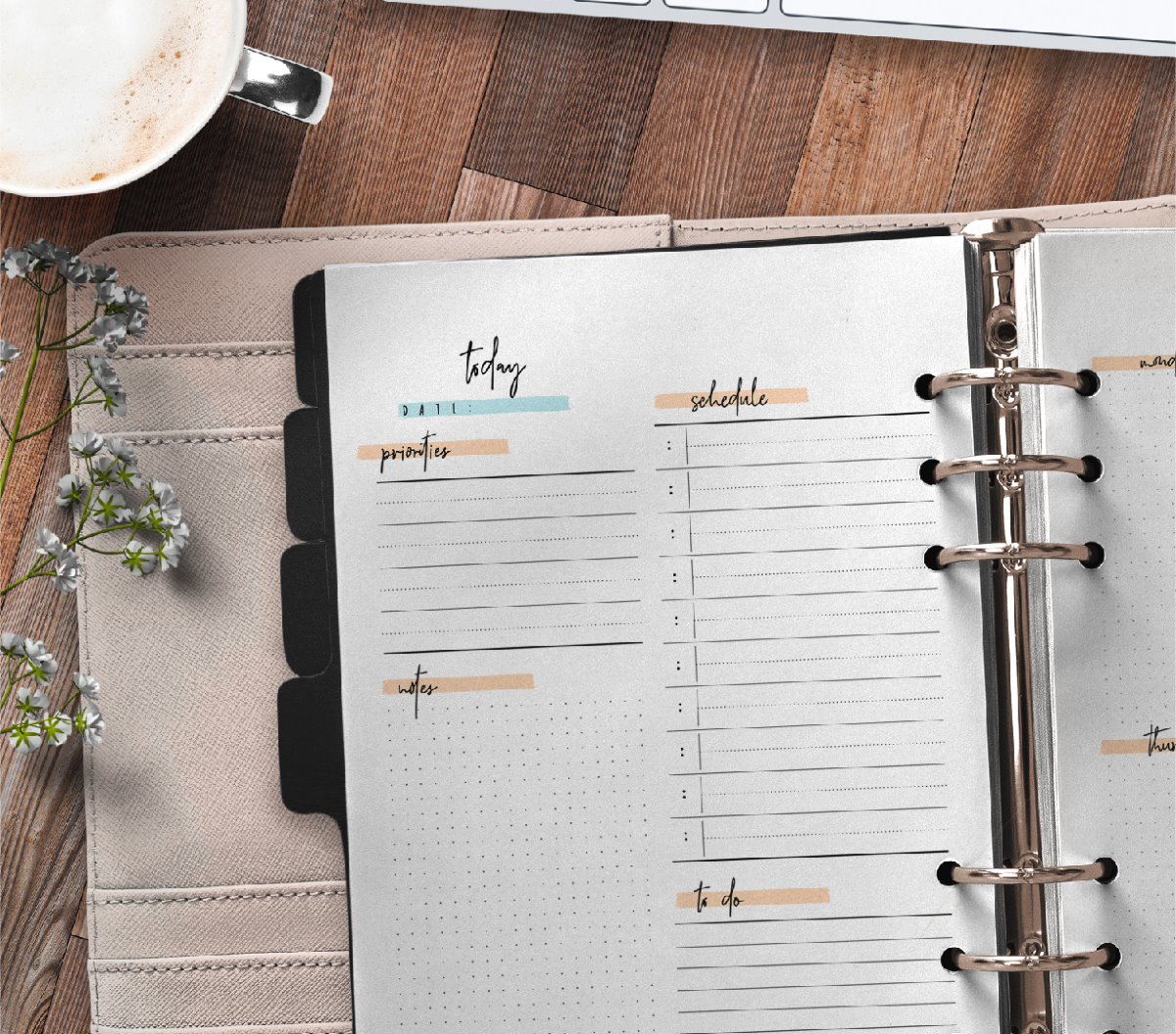 Free Bullet Journal Day Planner Insert Free Printable Planner Pages