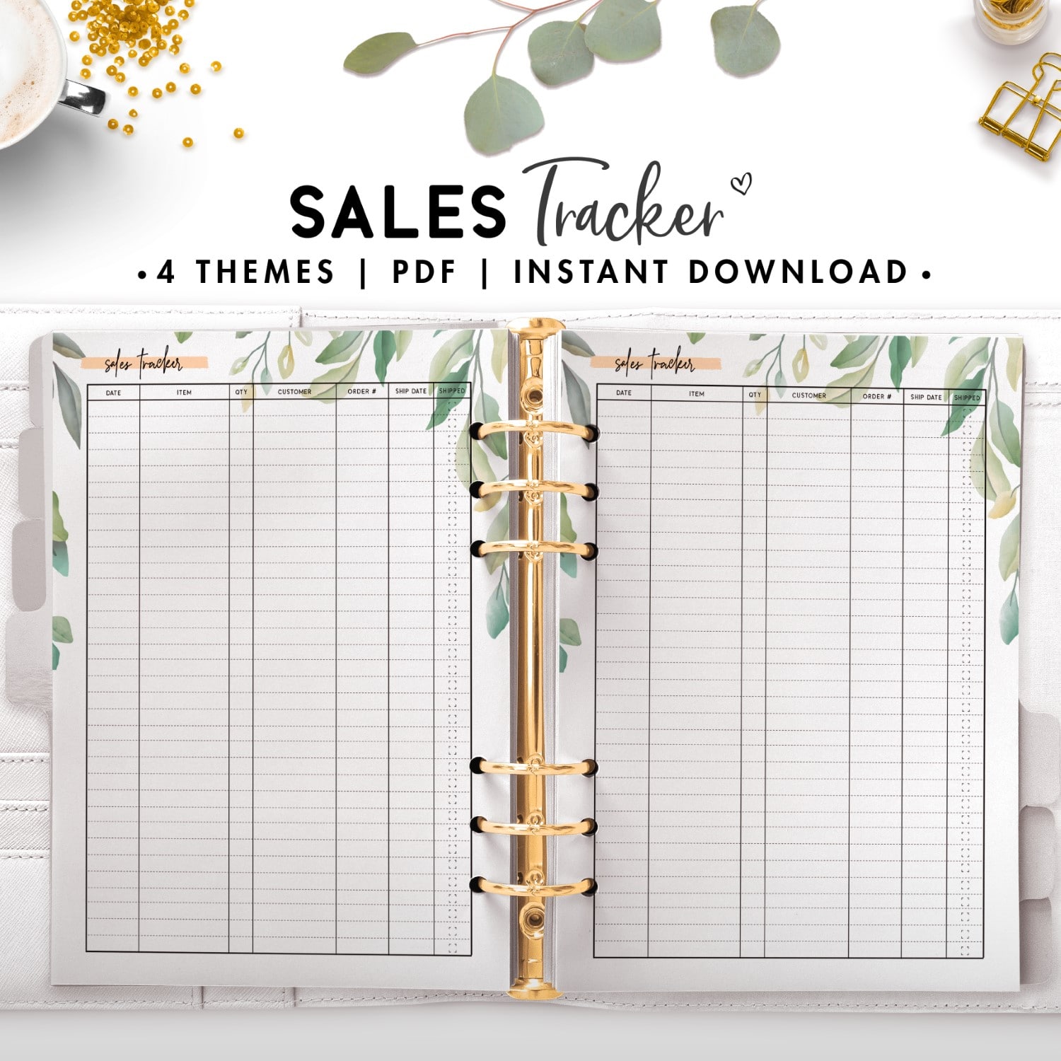 Sales Tracker World of Printables