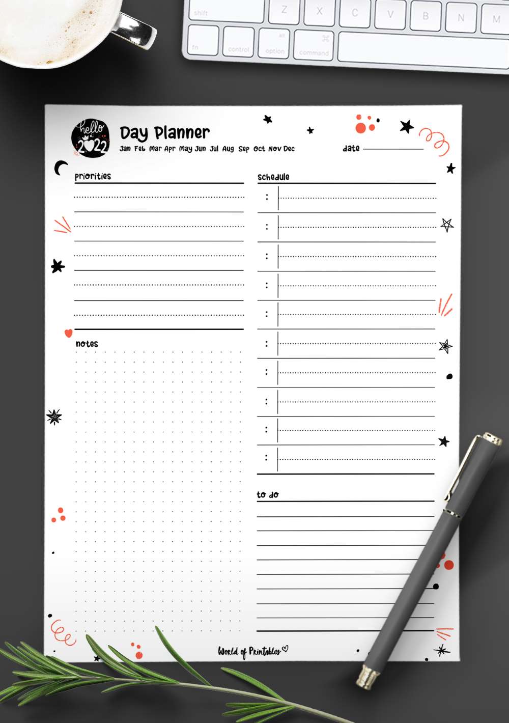 108 Cute Planner Pages To Print For Free World of Printables
