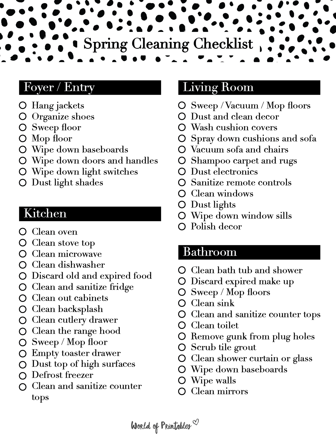 Clean Living Room Checklist Baci Living Room