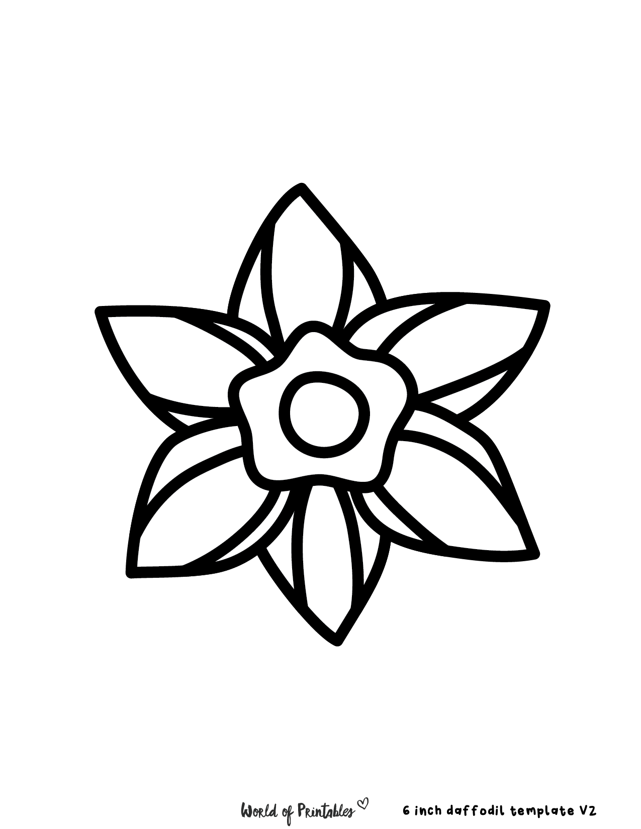 40 Daffodil Templates + Tips For Fun Activities - World Of Printables