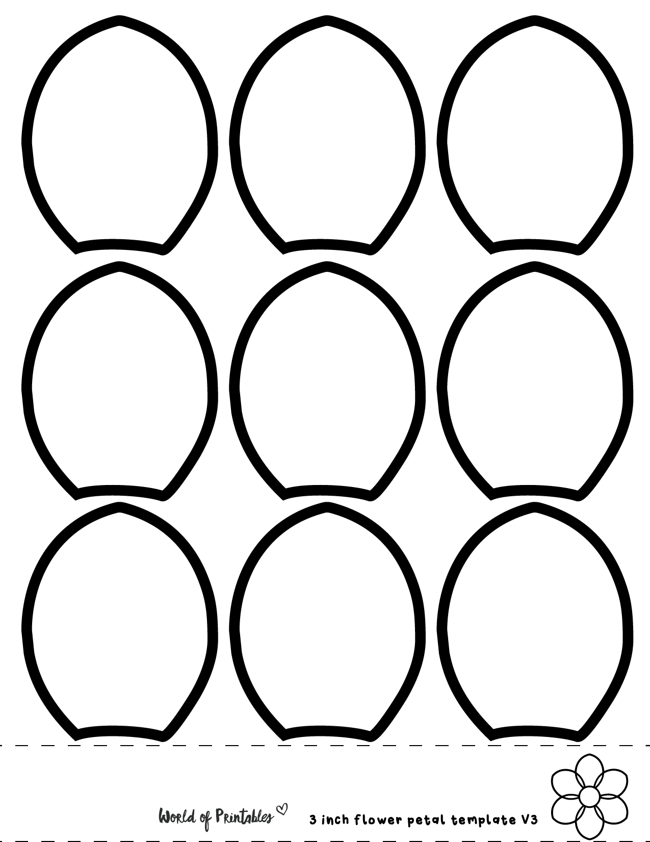 Flower Petal Templates Printable | Best Flower Site