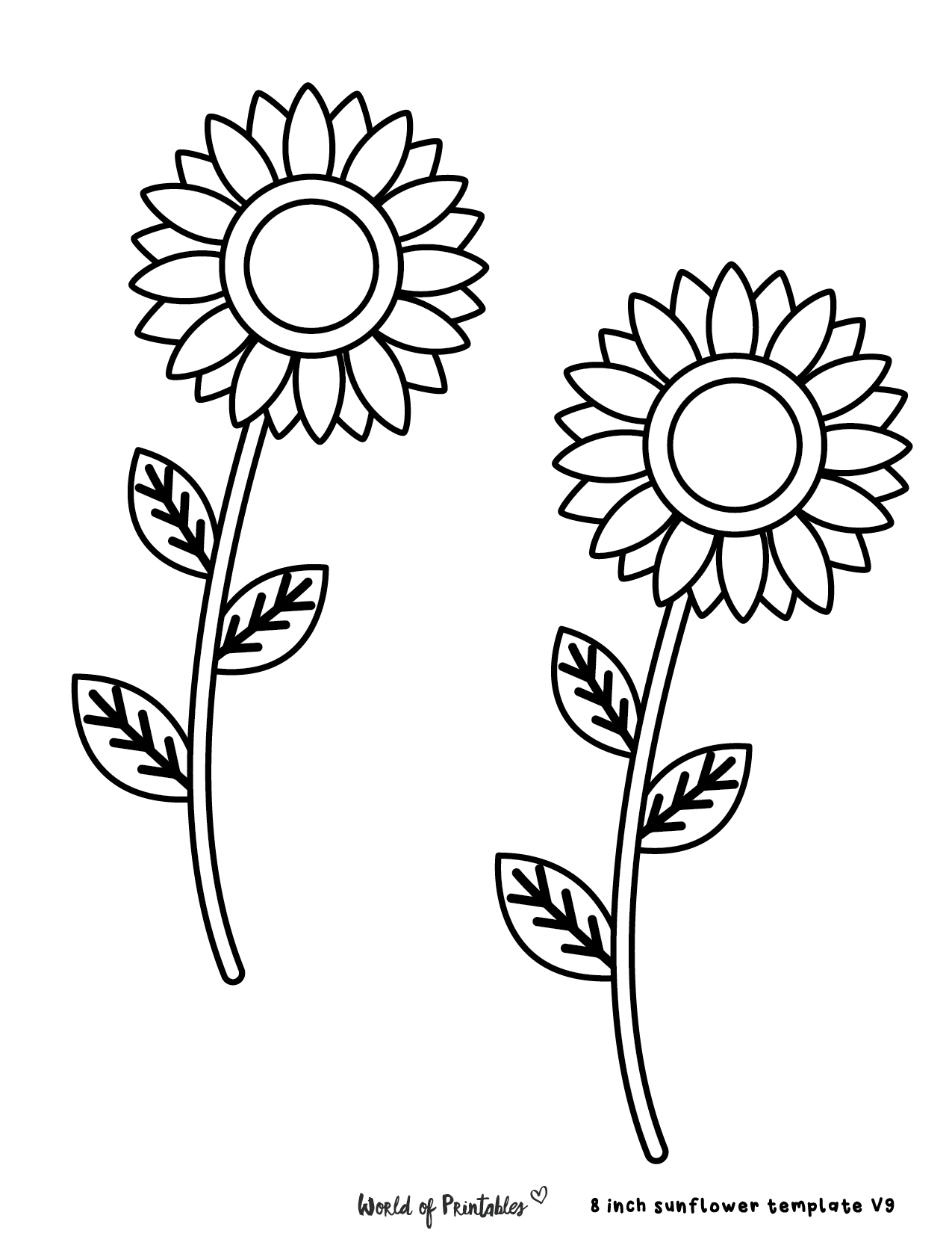 Flower Stem Template Printable Best Flower Site