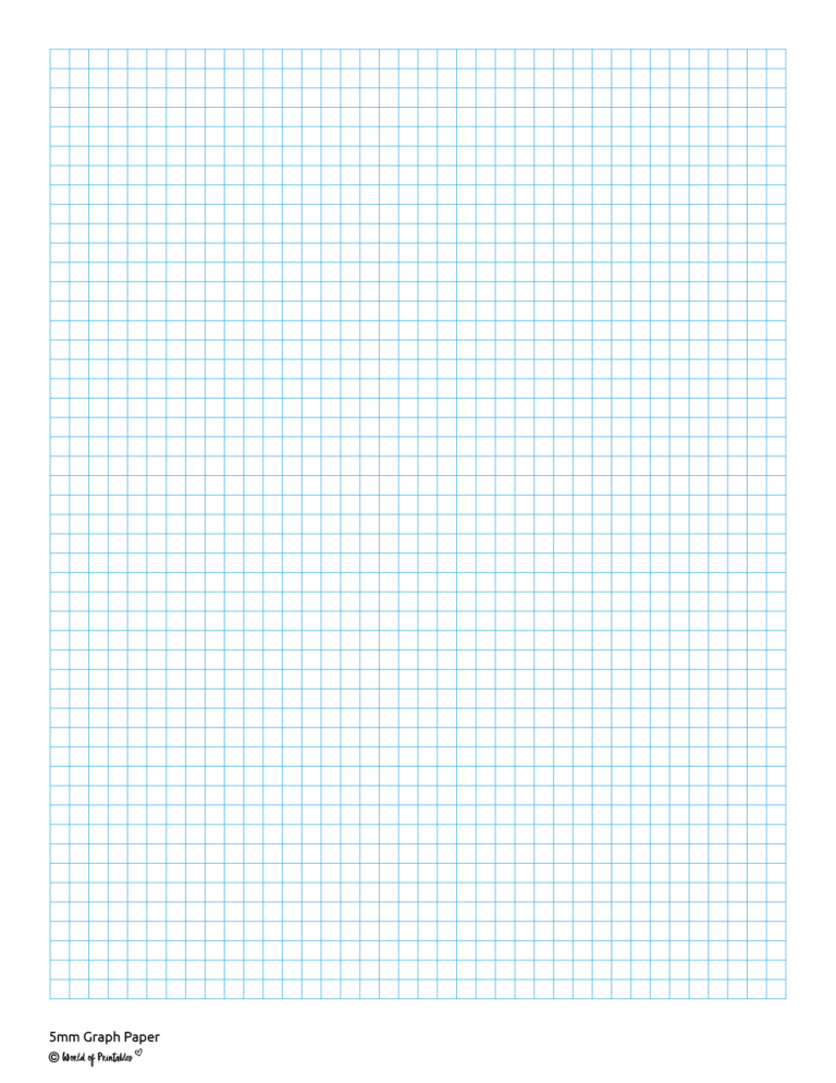 Printable Graph Paper | 12 Styles of Paper Templates - World of Printables