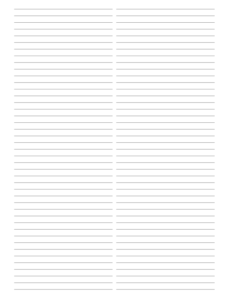 Printable Lined Paper 36 Template Styles World of Printables