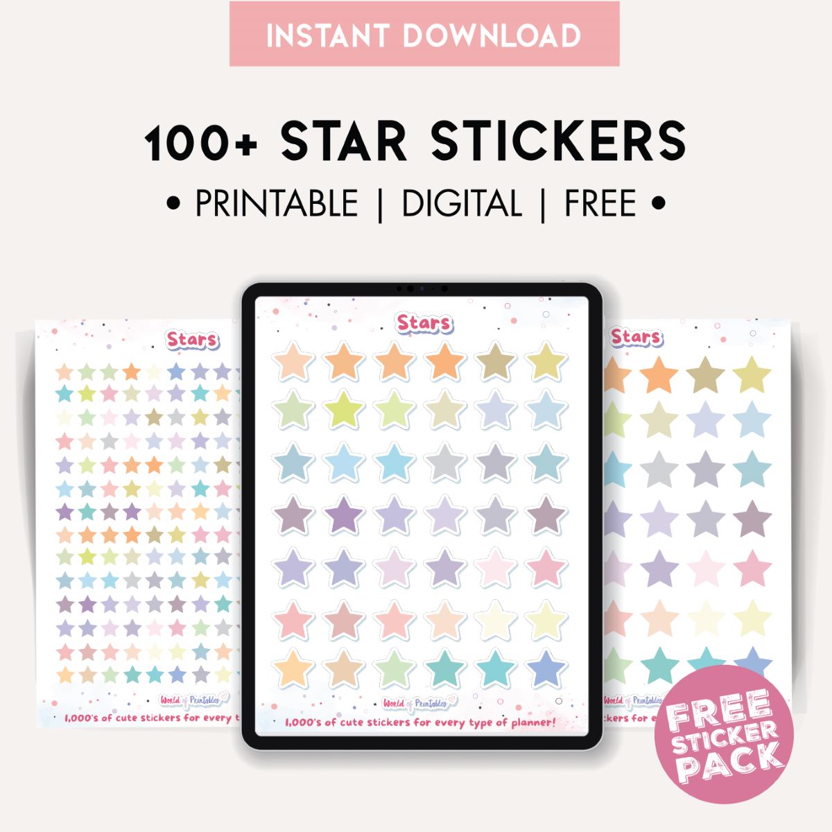 Free Printable Star Stickers World of Printables