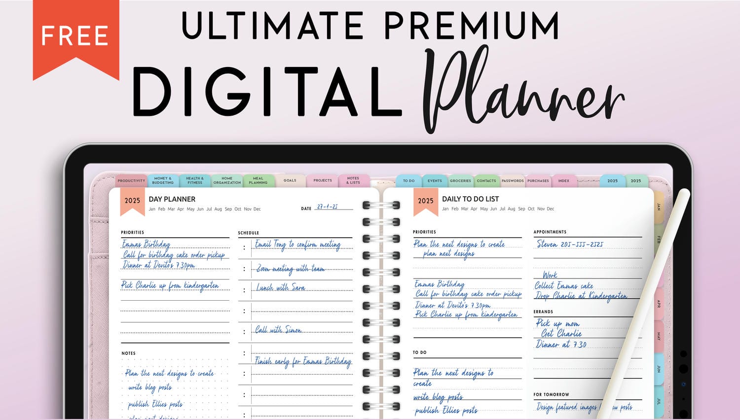 Free Digital Planner For 2025 World of Printables Free Digital Planner For 2025 World of Printables