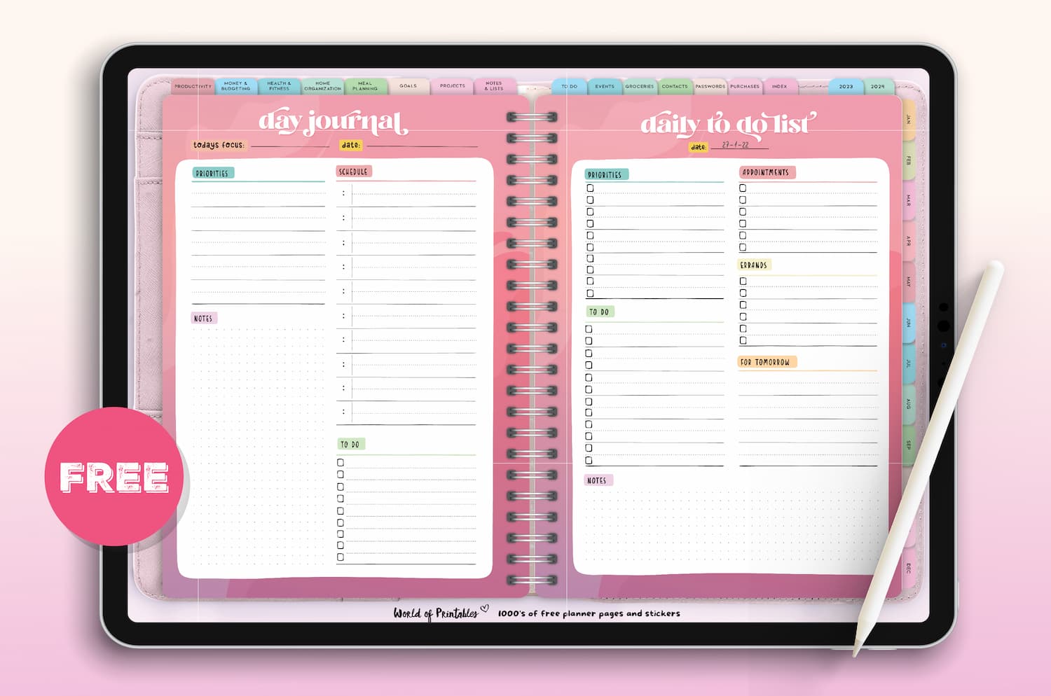 Digital Journal Free 100 Page Journal For 2024 World of Printables