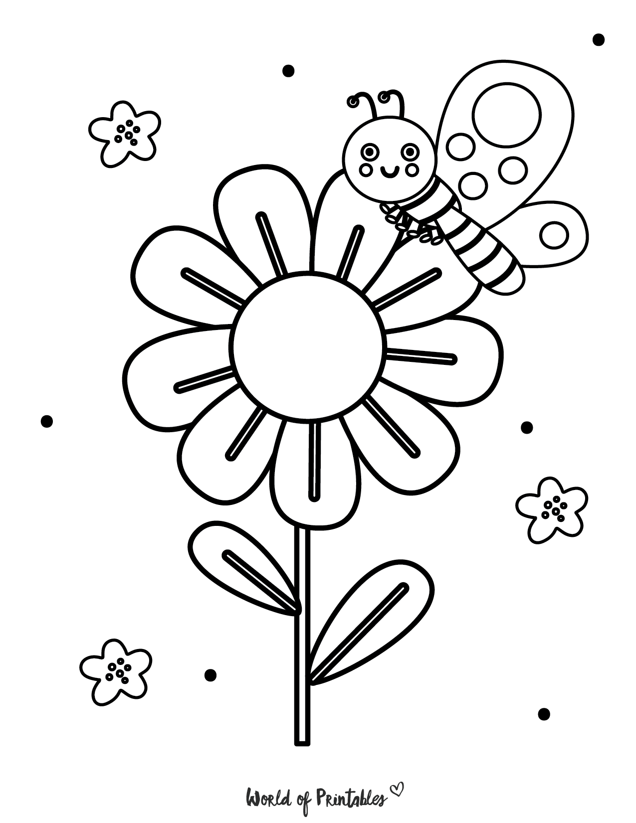 Spring Coloring Pages To Print