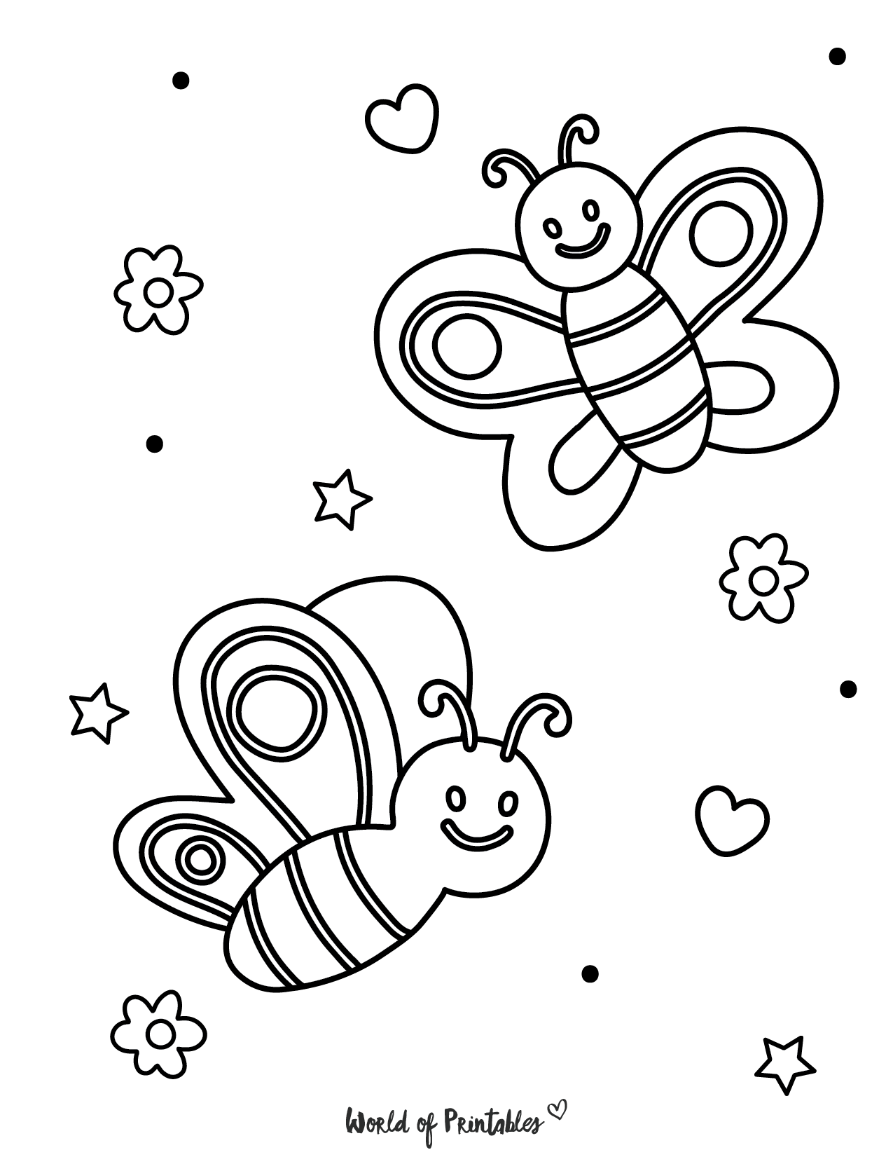 Preschool Coloring Pages Spring