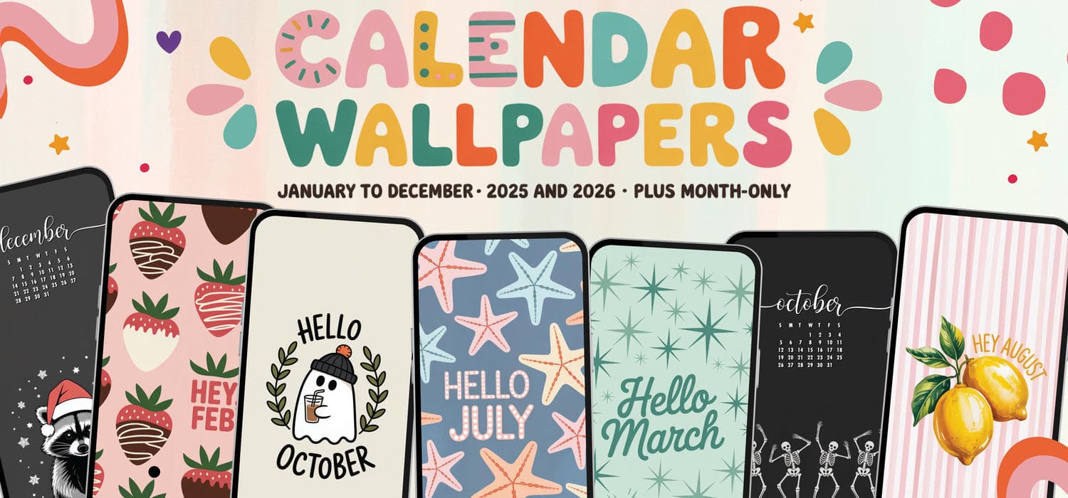 Free Monthly Calendar Wallpapers for Phone and Desktop World of