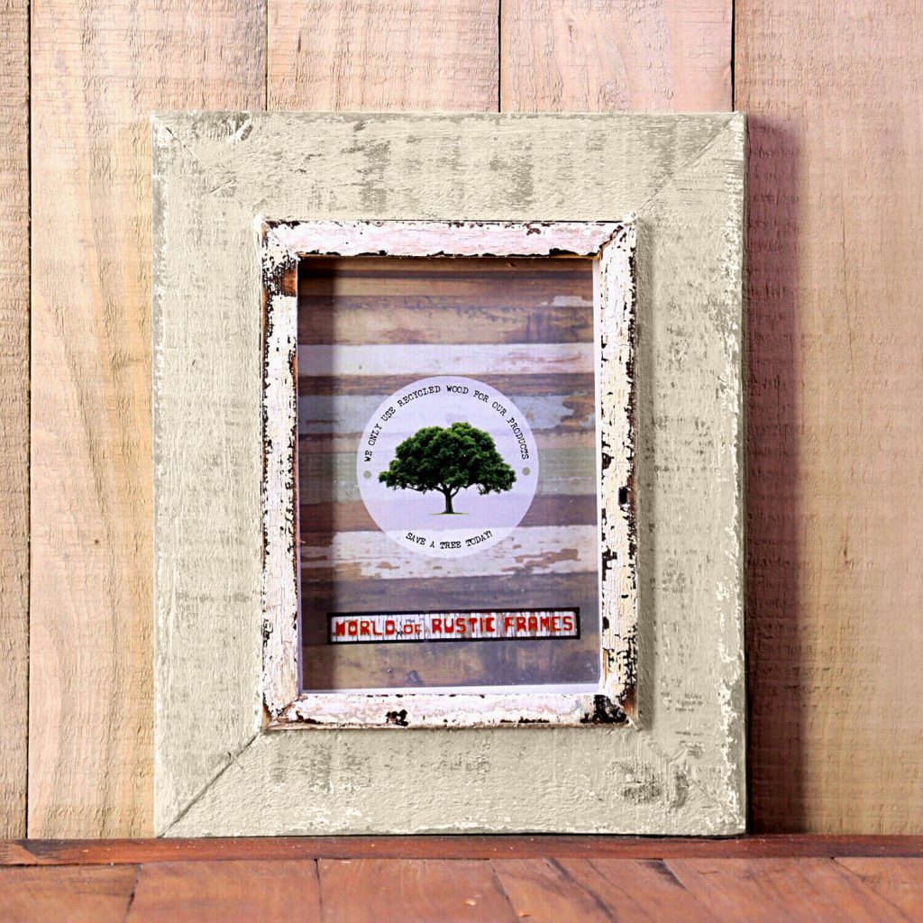 Rustic A5 picture frame 15 cm x 20 cm ( 5.9 x 7.9 inches) World Of
