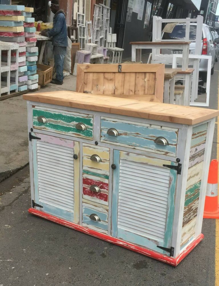 Madiba Rustic kitchen cupboard World Of Rustic Frames