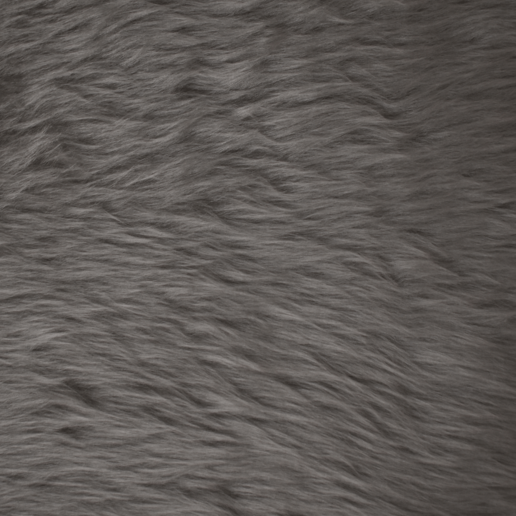 Grey Faux Fur Fabric