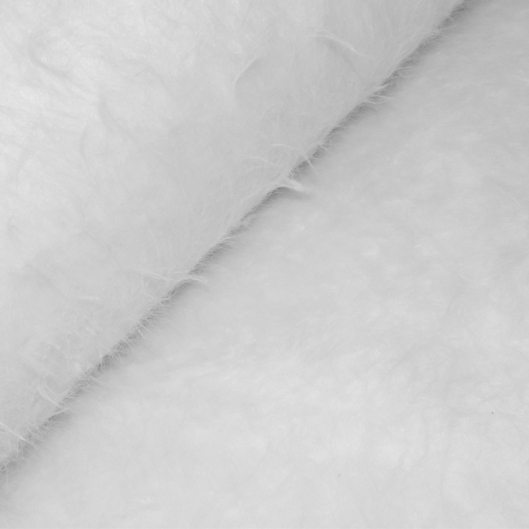 White Fur Faux Fabric