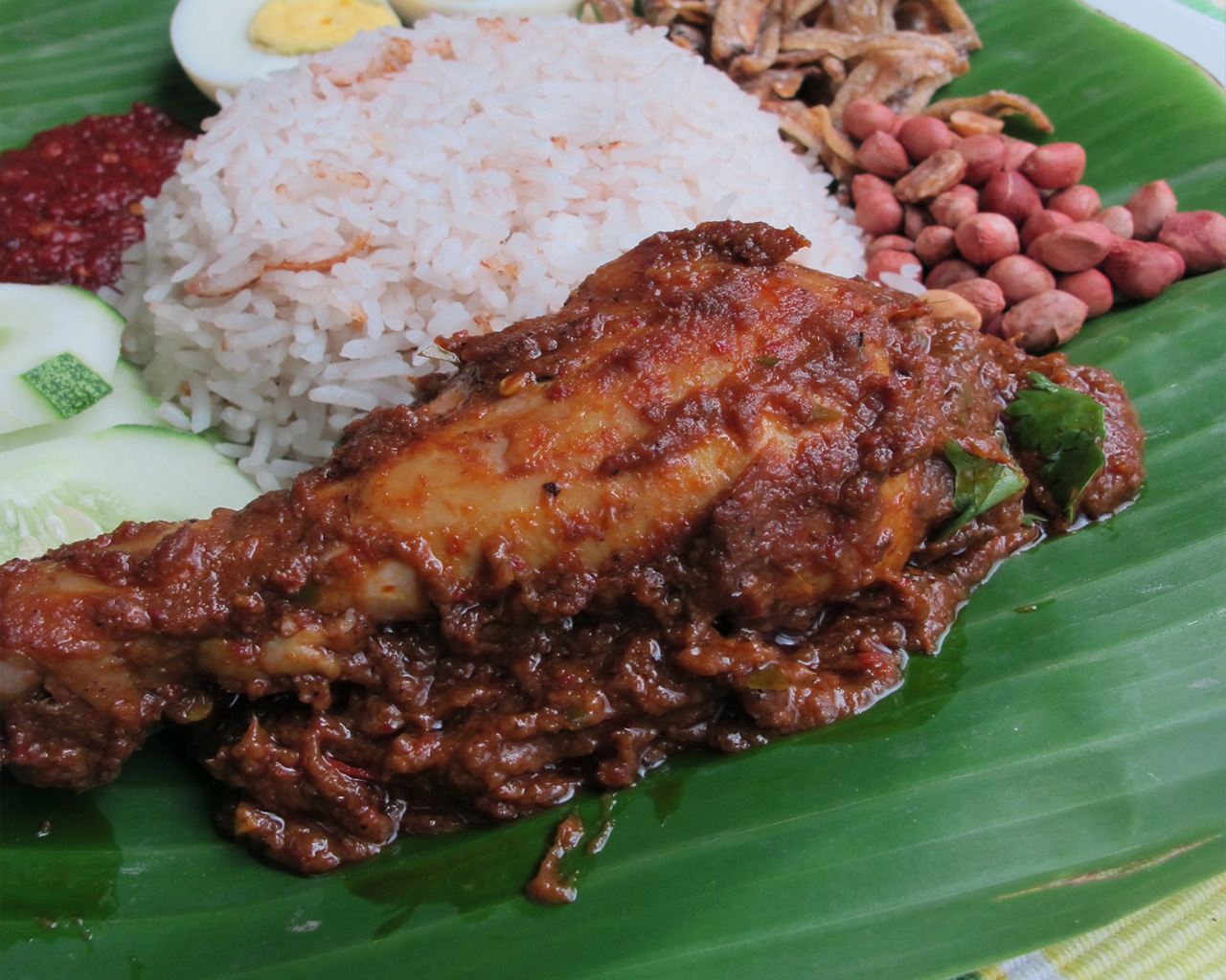 WorldPlatter brought to you by WORLDFOODSMalaysian Nasi lemak with