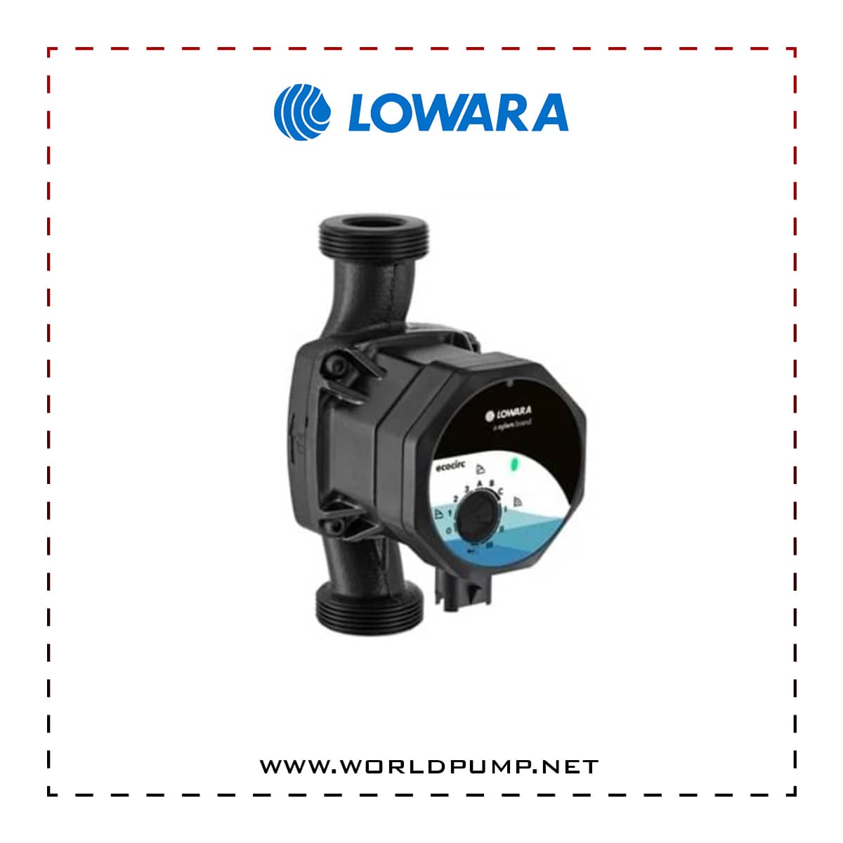 Ecocirc Lowara High Efficiency Hot Water Circulators world pump store