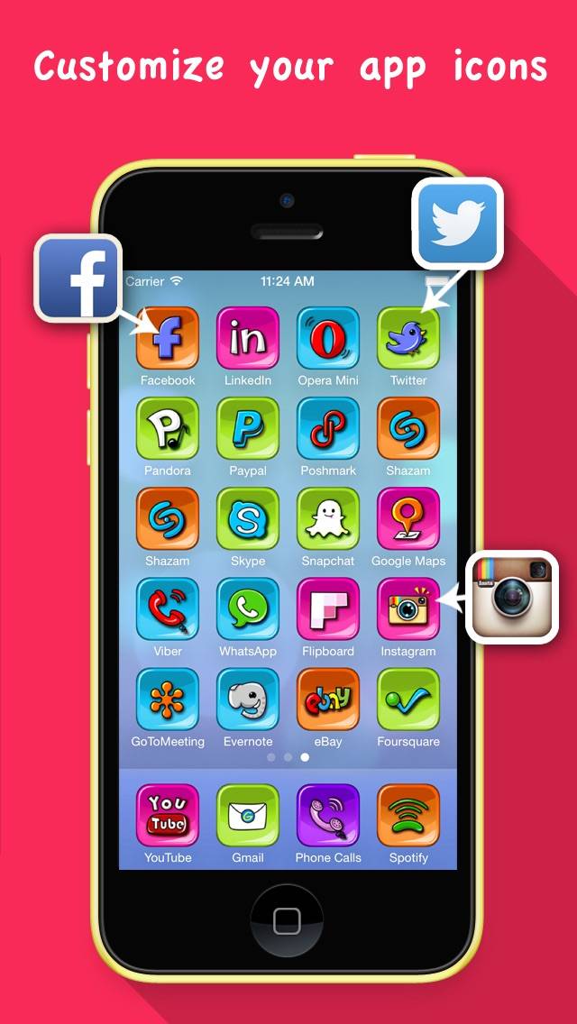 Cambiar los iconos PRO Descarga de la aplicación
