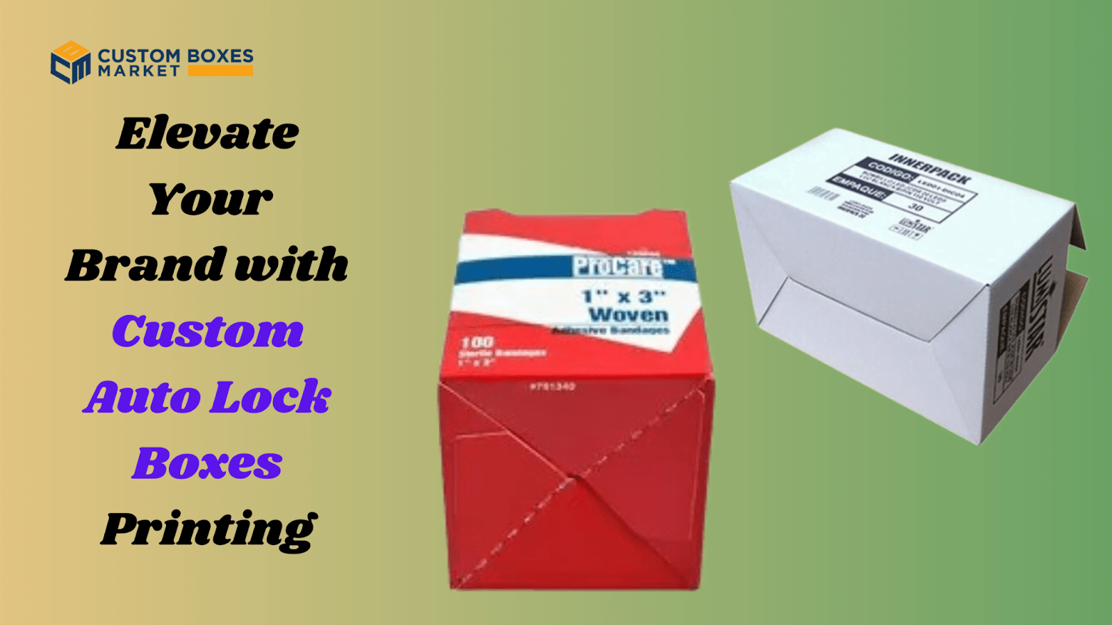 Elevate Your Brand with Custom Auto Lock Boxes Printing
