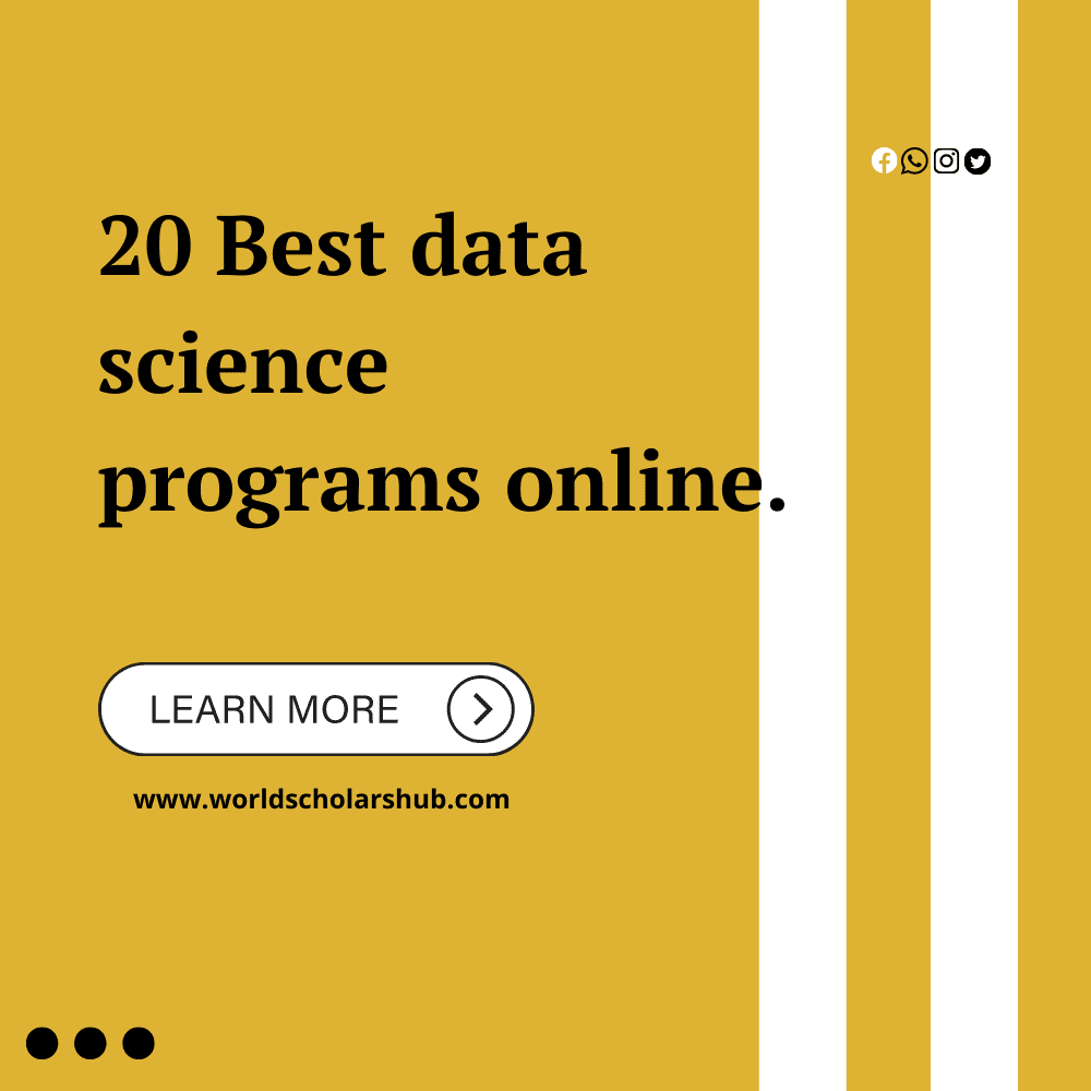 20 Best Data Science Programs Online in 2023