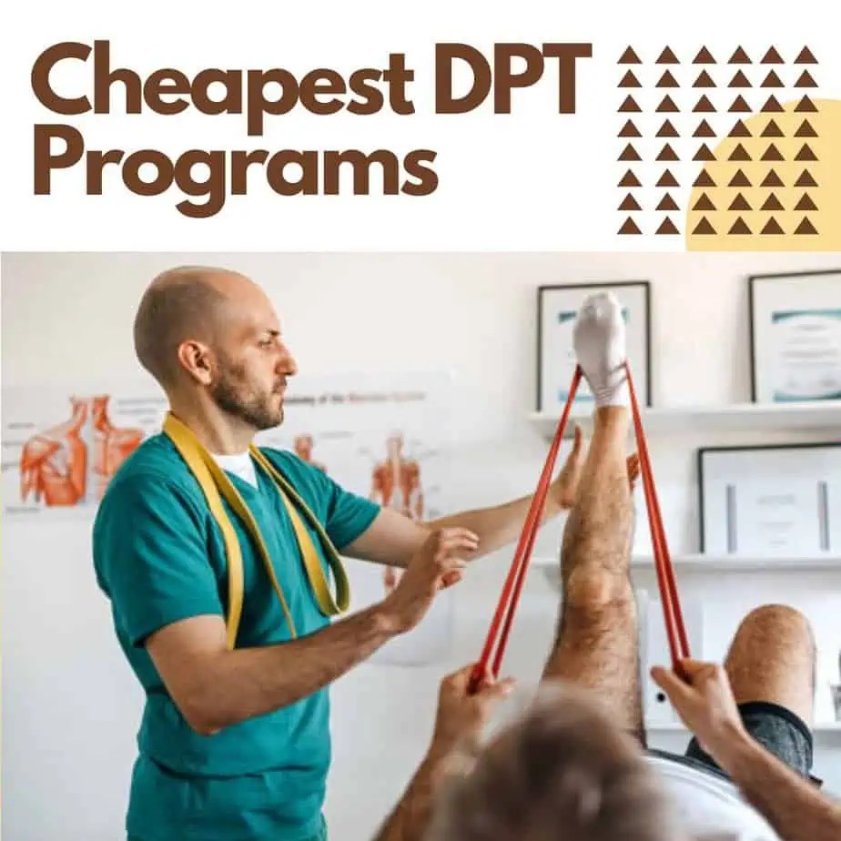 10 Cheapest DPT Programs How Much Does a DPT Program Cost