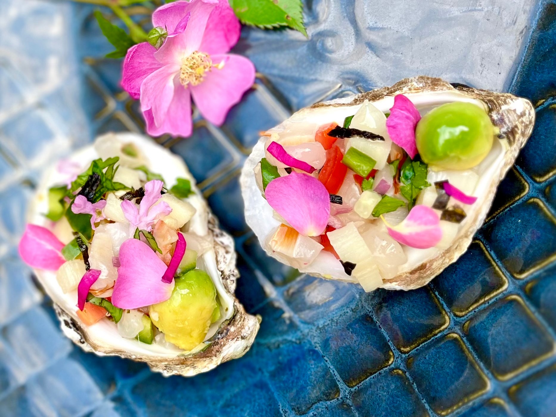 Recipe Lychee Ceviche with Rose Petals World Sensorium / Conservancy