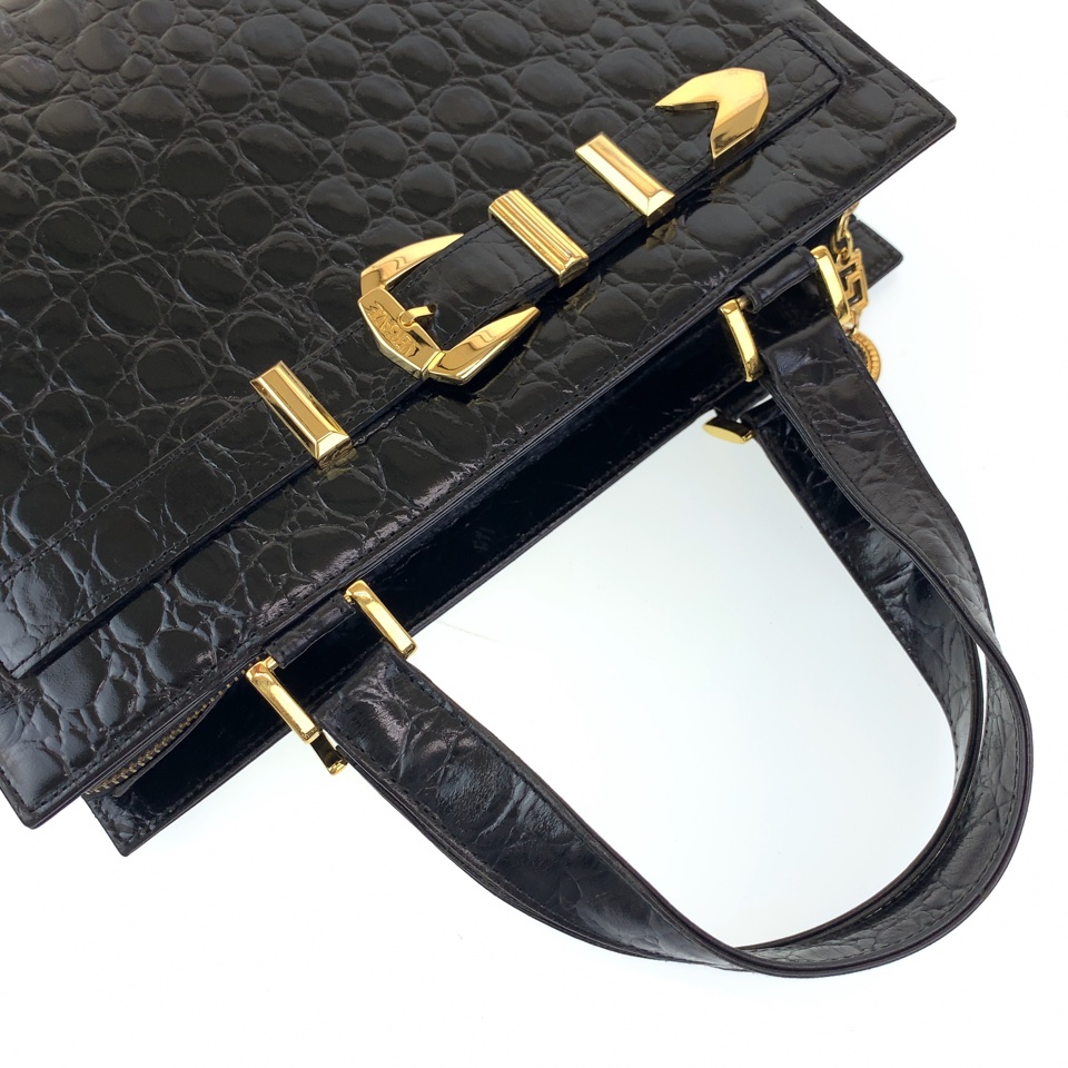 Versace Patent Leather Handbag