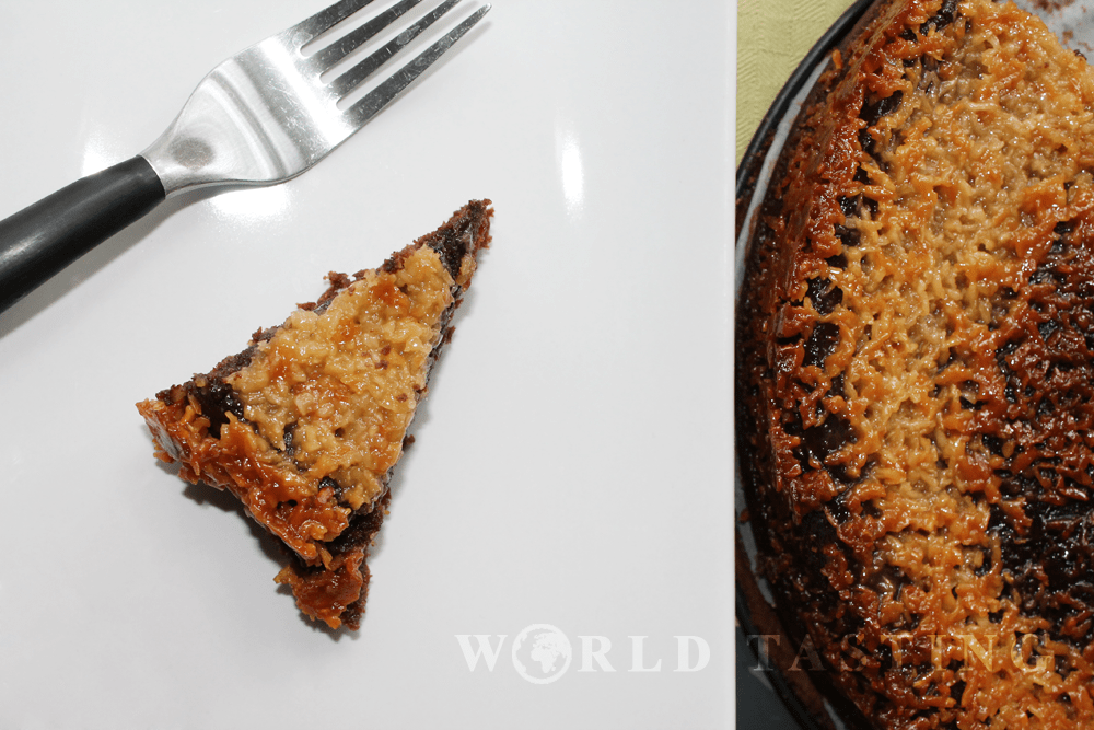 Chocolate & Coconut Tosca Cake (Kokostoscakaka)