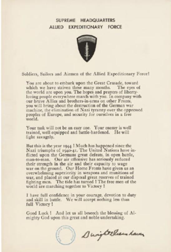 Allied and Axis DDay Letters (before/on/after June 6, 1944)