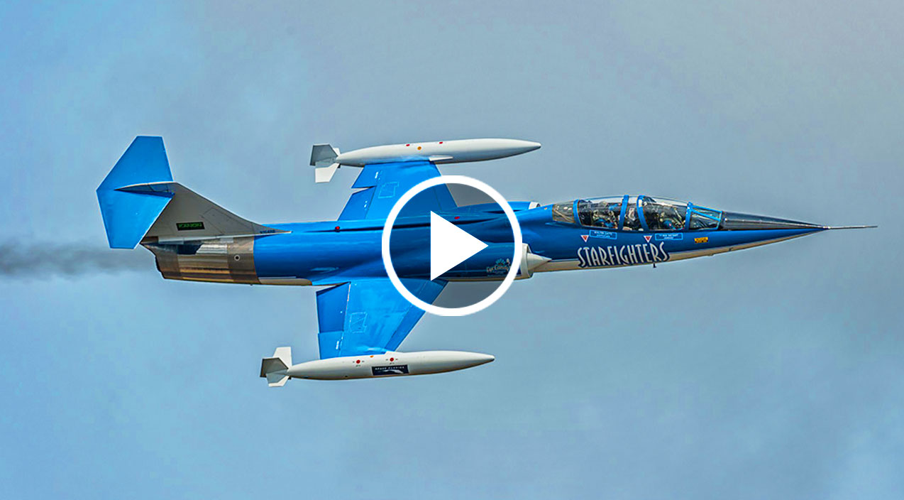 Loud Supersonic Sounds Of The F104 Starfighter World War Wings
