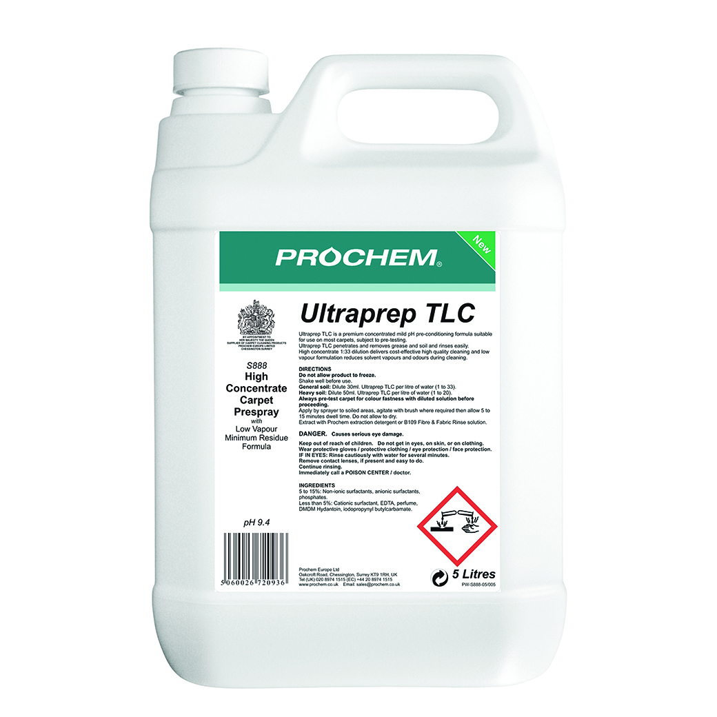 Prochem Ultraprep TLC Carpet Cleaning PreSpray Worldwide Cleaning
