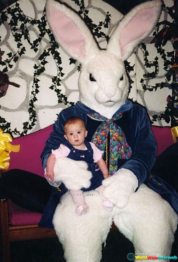 The 50 Sketchiest Easter Bunny Photos Ever WorldWideInterweb