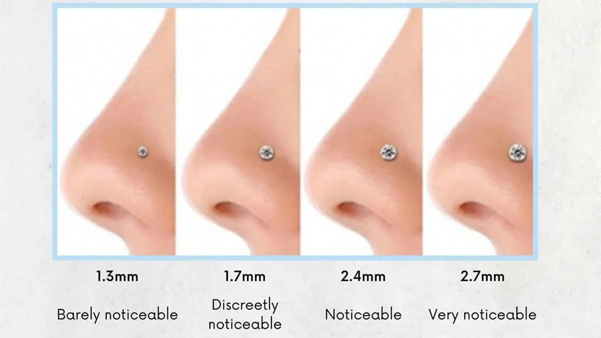 Top 14 Most Popular different kinds of nose studs