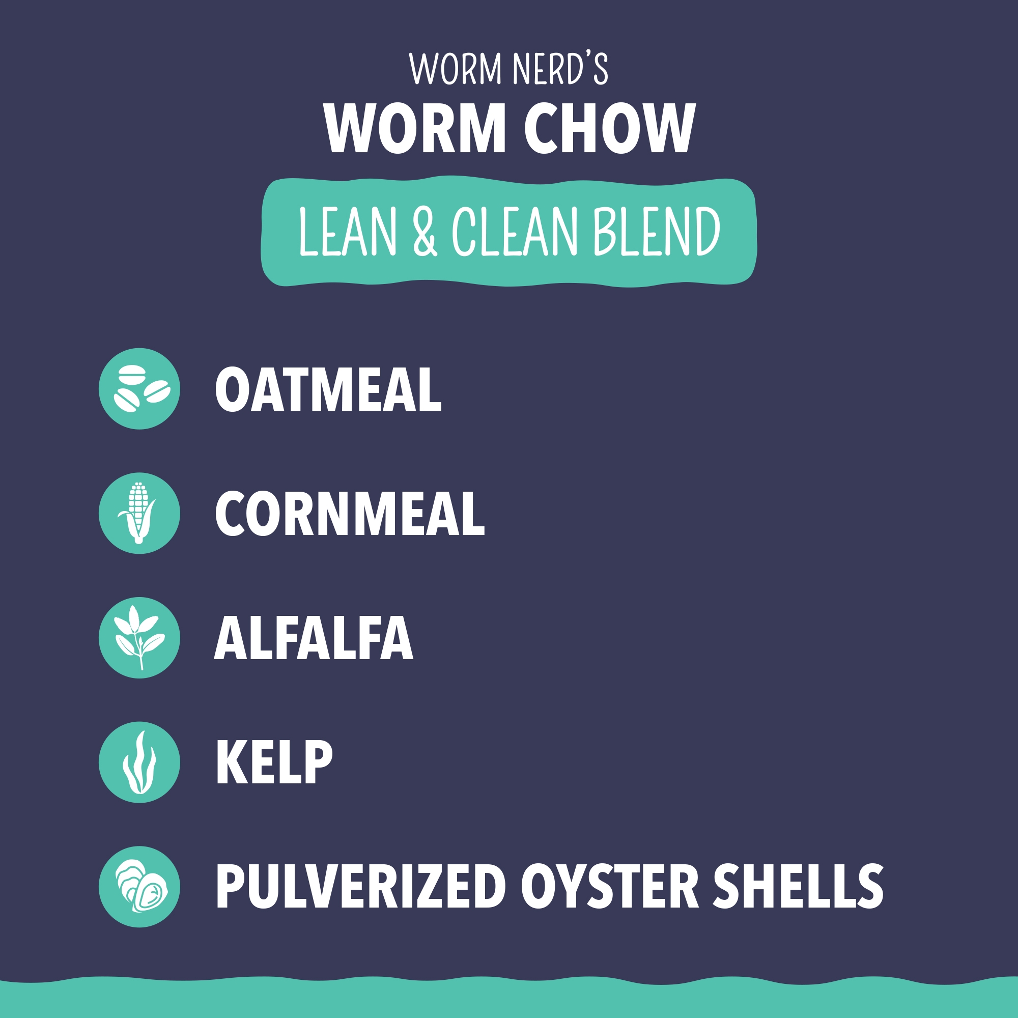 Worm Chow Lean & Clean Blend Worm Nerd