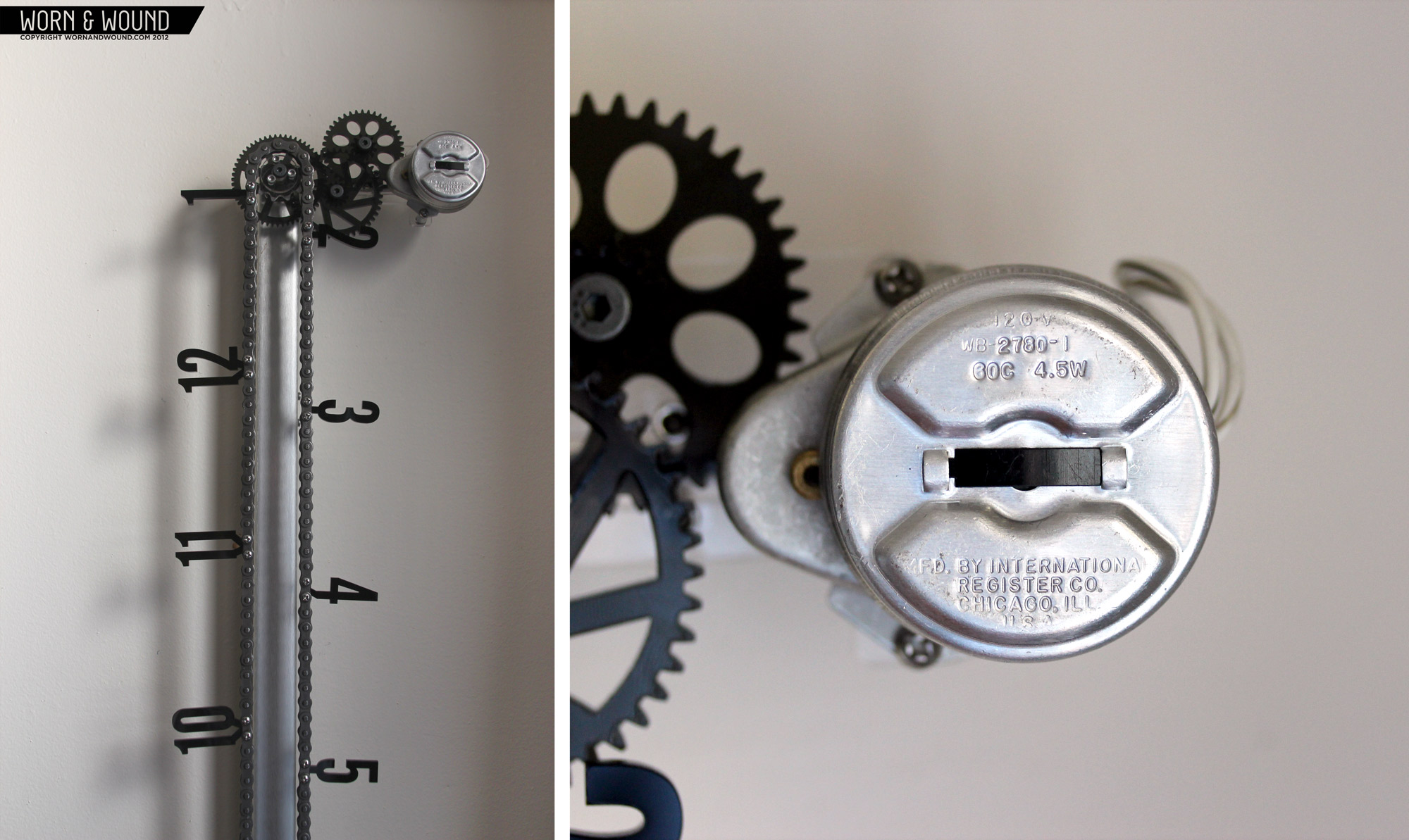 Chain Clocks A Wall Mounted Mechanism for Time Telling